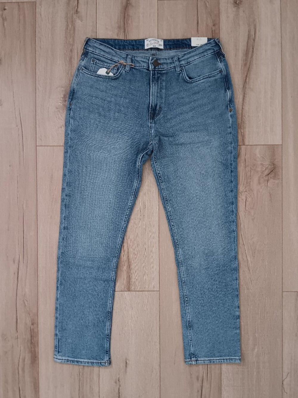 Fat Face Men Eco Denim Slim Fit Stretch Blue Jeans Size US 36 S 36S